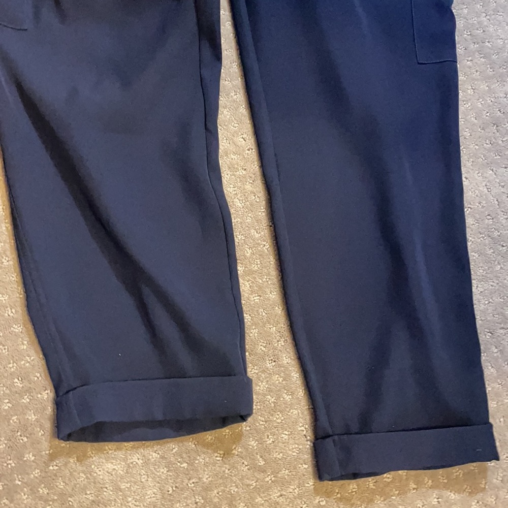 NWT Ted Baker London Flan Belted Long Sleeve Utility Jumpsuit Navy Blue 3 & 5 - Picture 8 of 11